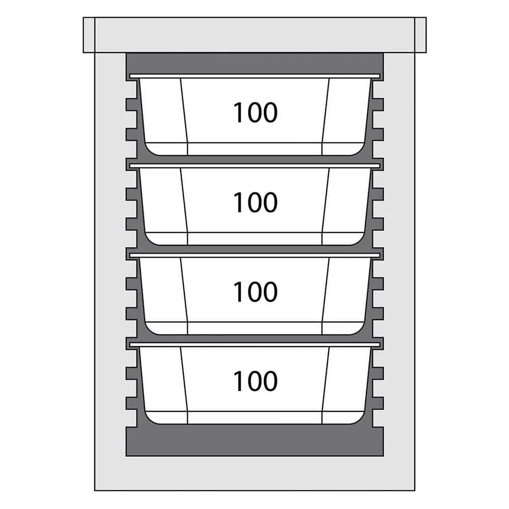 Conteneur thermique isolé 12 x GN 1/1 20 mm (055106)