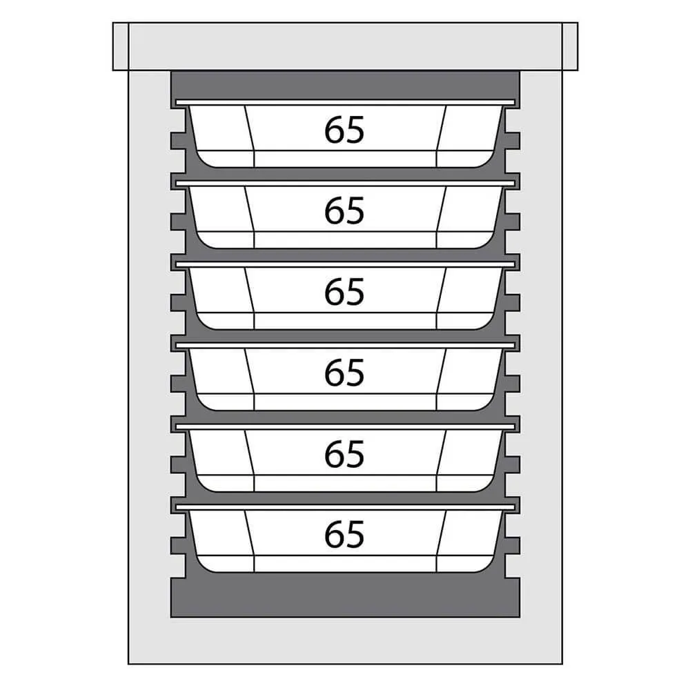 Conteneur thermique isolé 12 x GN 1/1 20 mm (055106)