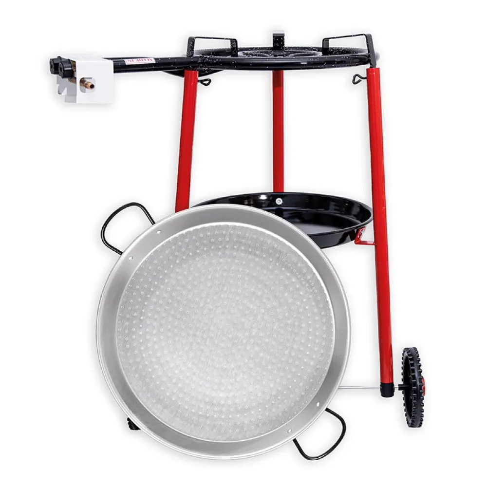 ECO SET poêle à paella 50 cm + brûleur à gaz 400 mm (REF6150)