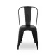 Chaise PARIS TOLIX, noire (KL/K.PARIS100/BS/STM)