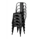 Chaise PARIS TOLIX, noire (KL/K.PARIS100/BS/STM)