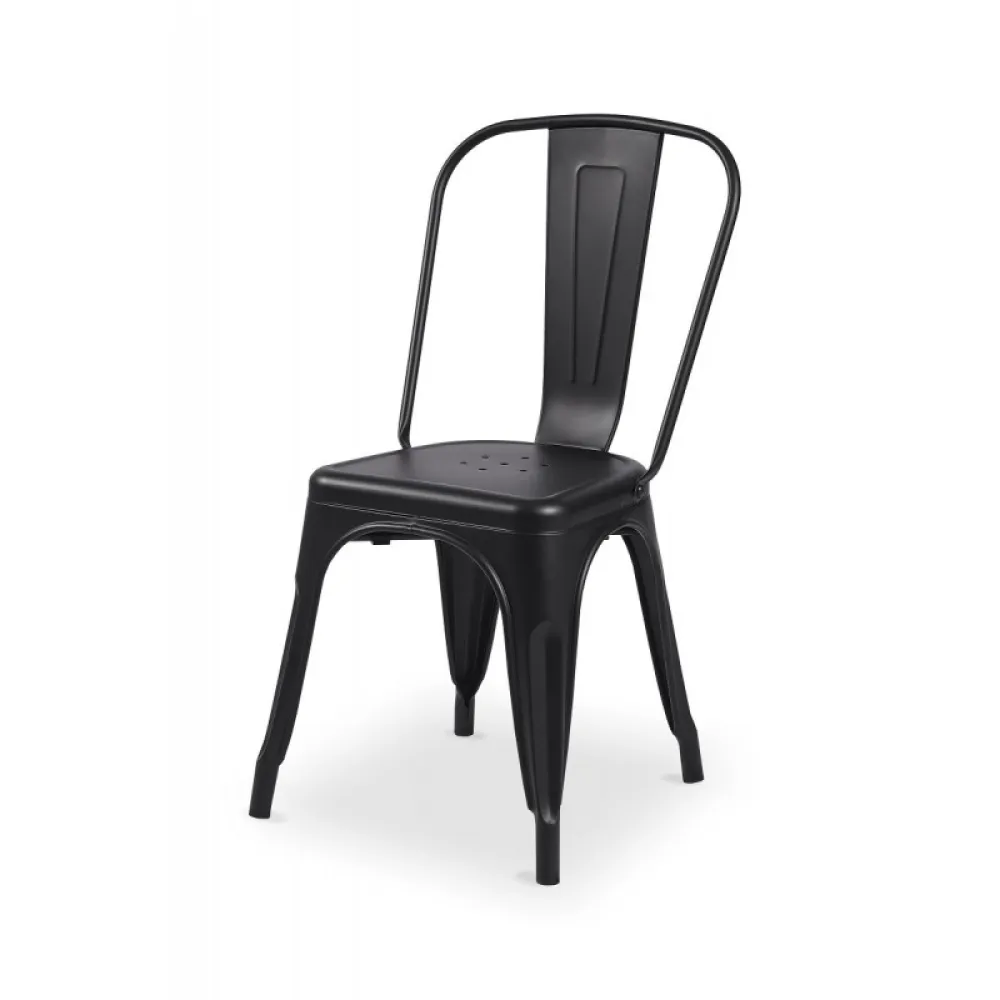 Chaise PARIS TOLIX, noire (KL/K.PARIS100/BS/STM)