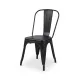 Chaise PARIS TOLIX, noire (KL/K.PARIS100/BS/STM)