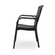 Chaise ANDREA 110, noire (KOP/ANDREA110/TT/STM)