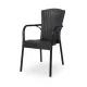 Chaise ANDREA 110, noire (KOP/ANDREA110/TT/STM)
