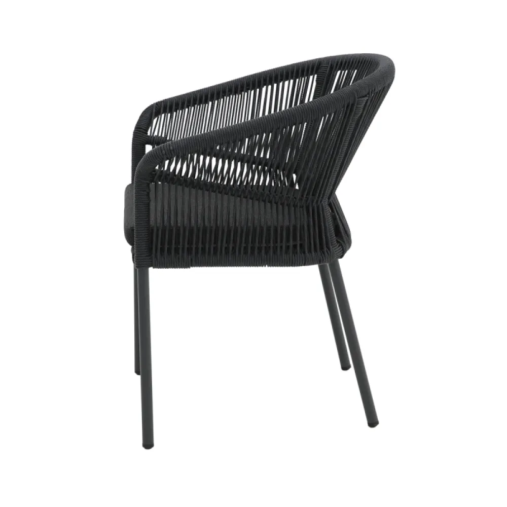 Chaise AUGUSTO 1616, noire (KOP/AUGUSTO.TRP.1616/HH/STM)