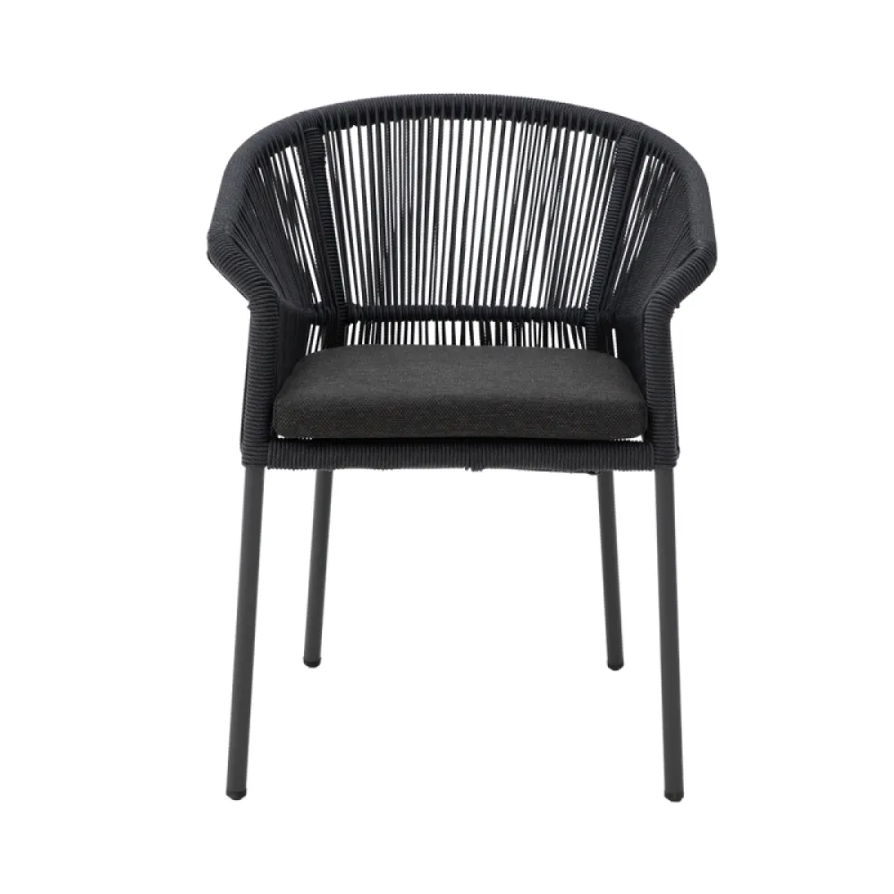 Chaise AUGUSTO 1616, noire (KOP/AUGUSTO.TRP.1616/HH/STM)