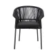 Chaise AUGUSTO 1616, noire (KOP/AUGUSTO.TRP.1616/HH/STM)
