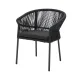 Chaise AUGUSTO 1616, noire (KOP/AUGUSTO.TRP.1616/HH/STM)