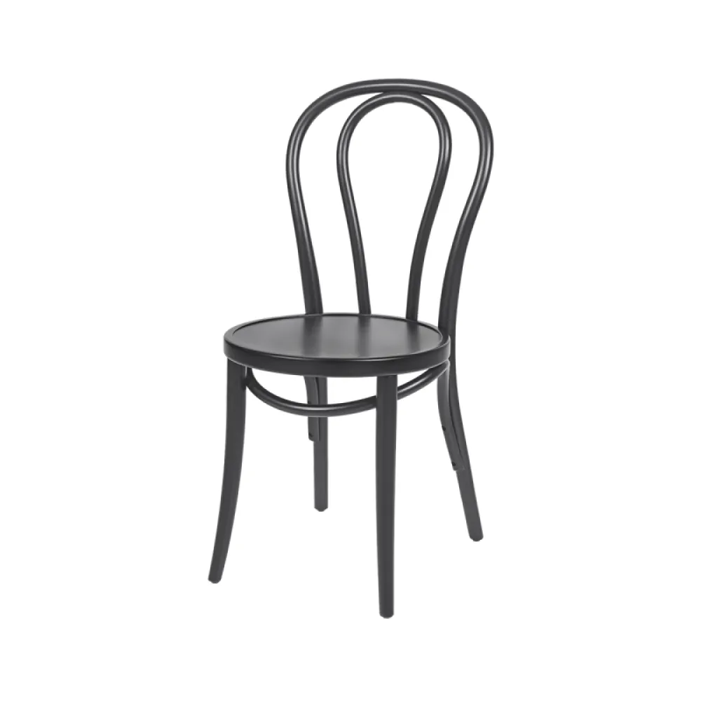 Chaise MONET 18, noire (KDG/MONET.18.10.95/FH/STM)