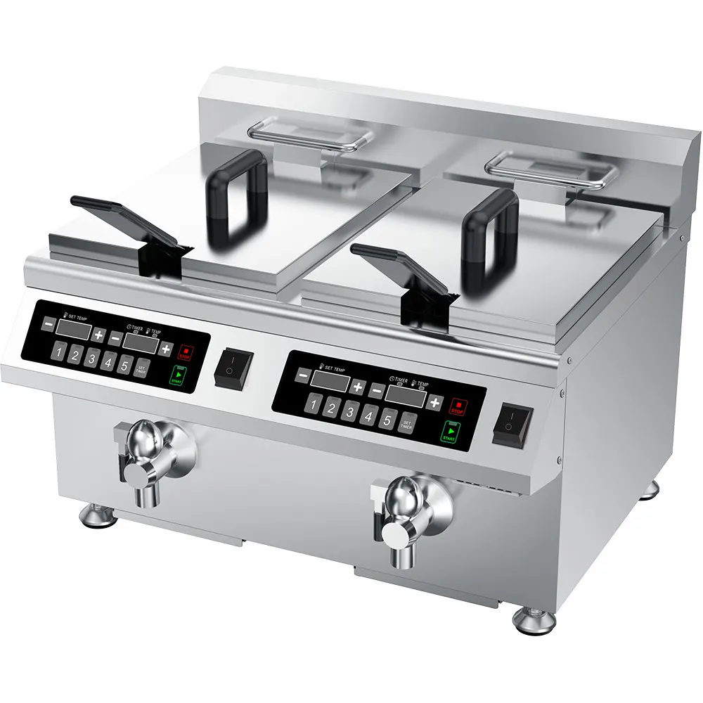 Friteuse à induction, 2 x 8L (746782)