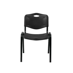 Chaise ISO PLAST 0102, noire