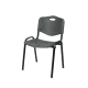 Chaise ISO PLAST 0105, grise (KKO/ISO.PLAST.0105/NS/STM)