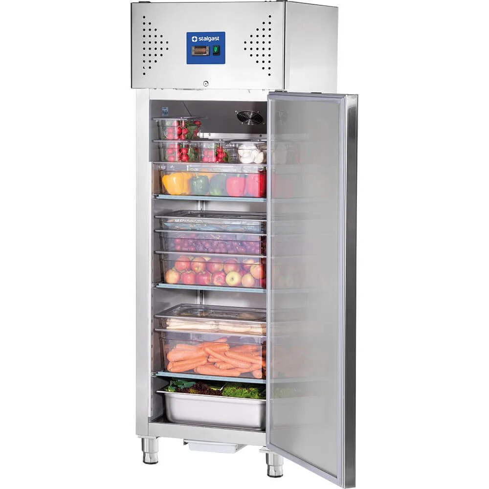 Réfrigérateur en acier inoxydable, 600 L (830592)