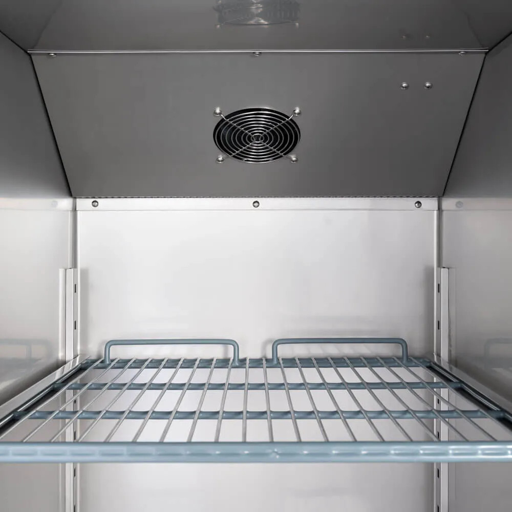 Réfrigérateur en acier inoxydable, 600 L (830592)