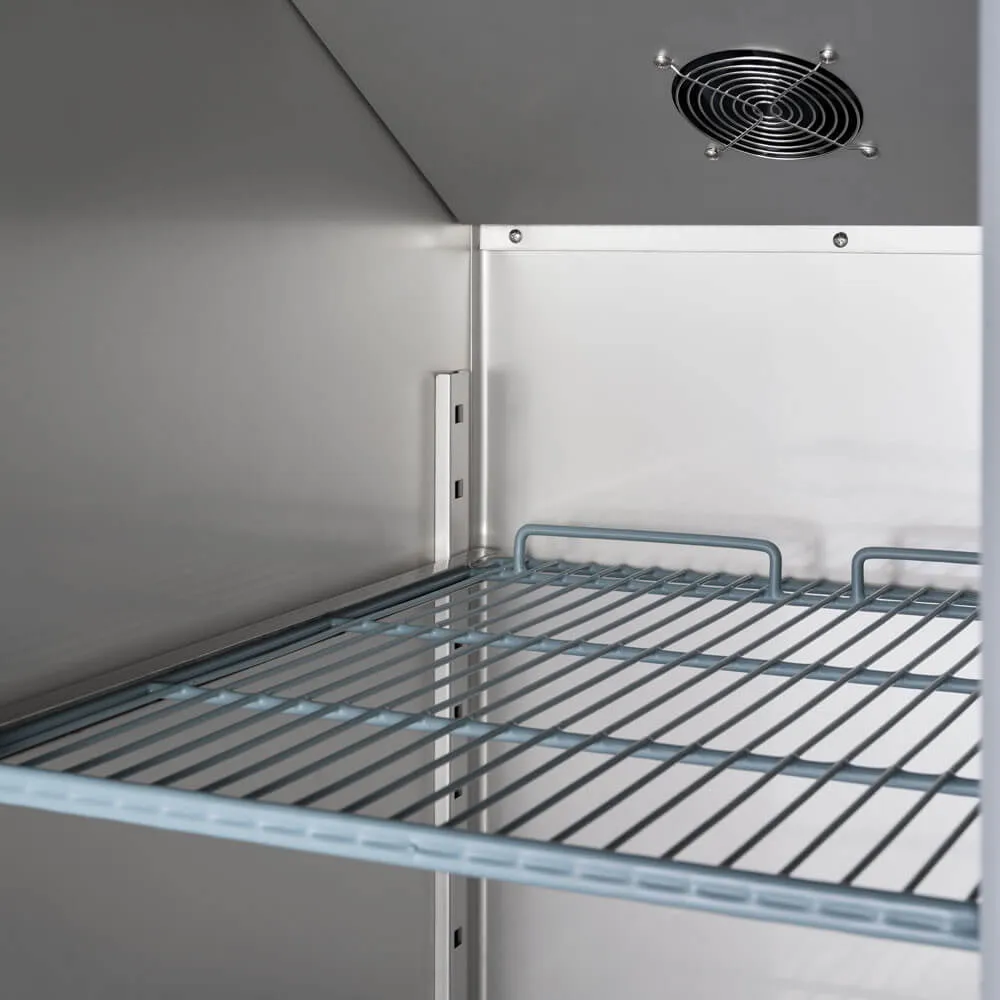 Réfrigérateur en acier inoxydable, 600 L (830592)