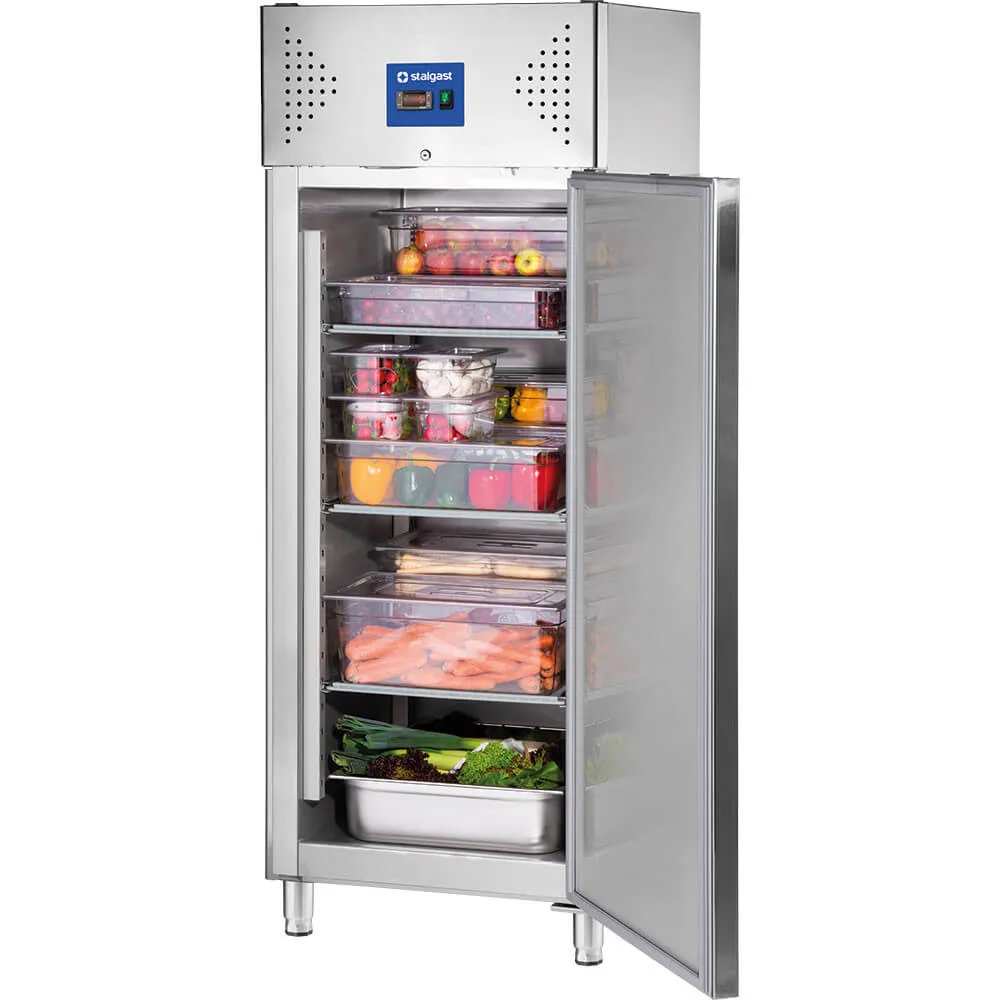 Réfrigérateur en acier inoxydable, 650 L (830622)
