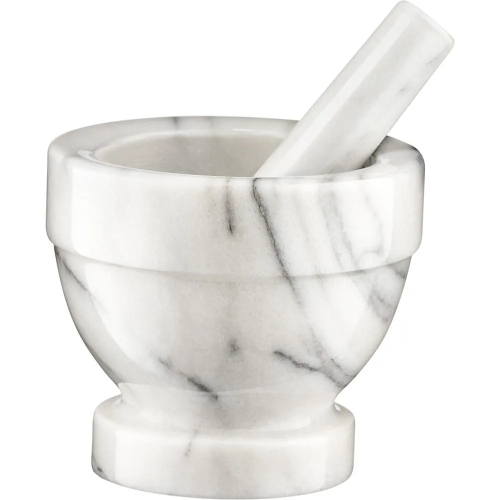 Marble mortar with pestle (362130)