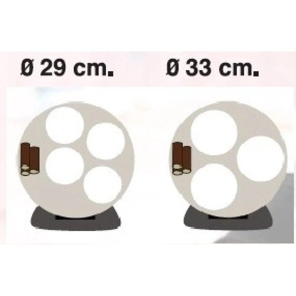 Bois à pizza électrique pour 3-4 pizzas MFE (MF100D)