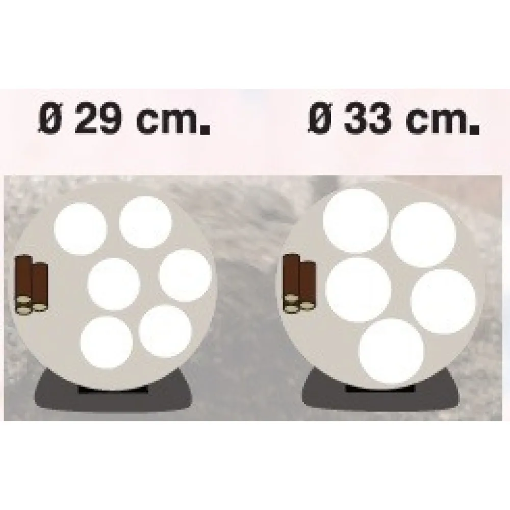 Bois à pizza électrique pour 5-6 pizzas MFE (MF120D)