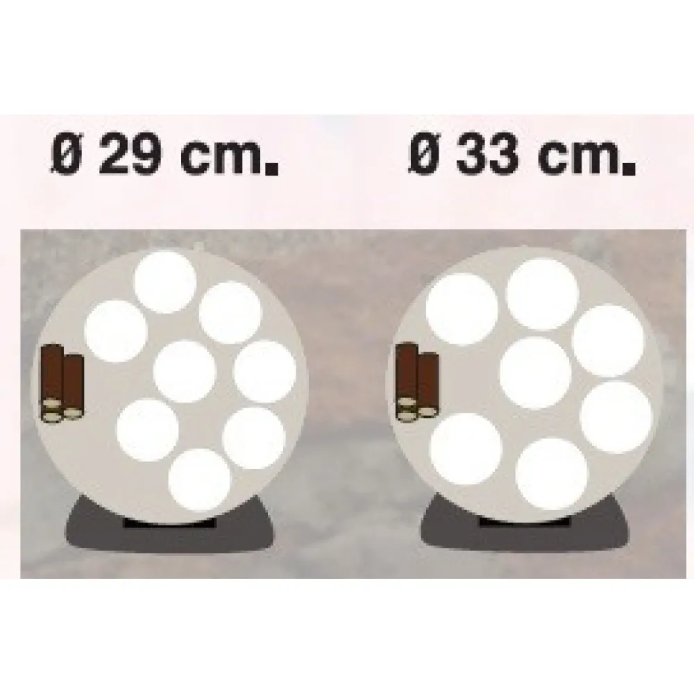 Bois à pizza électrique pour 7-8 pizzas MFE  (MF140D)