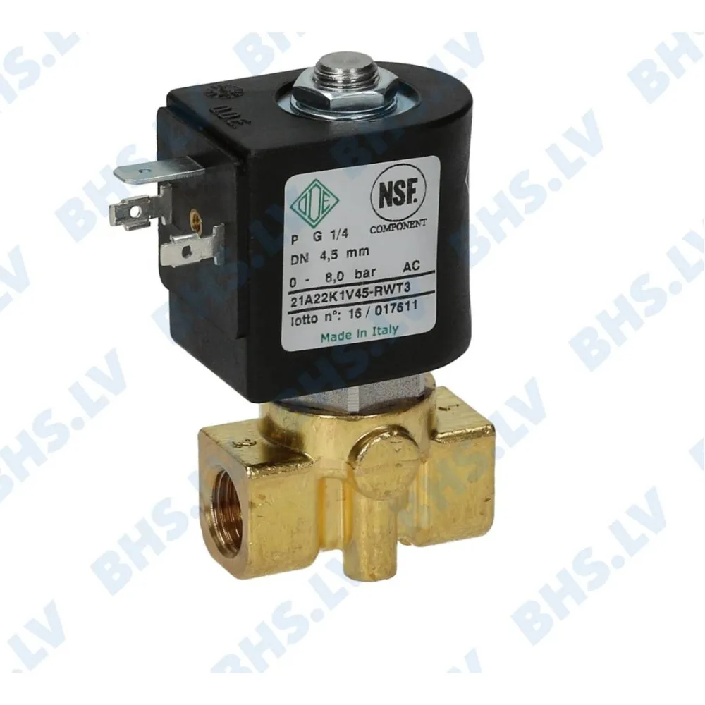 SOLENOID VALVE ODE 2 WAYS ø 1/4" 230V (L1120240)