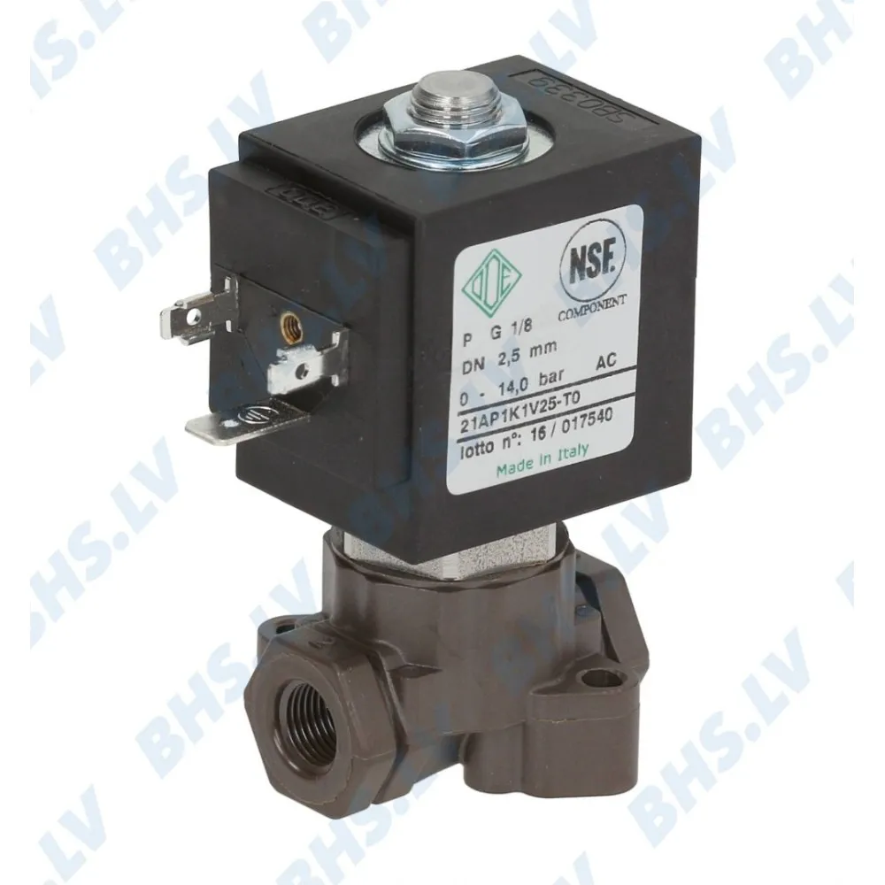 SOLENOID VALVE ODE 2 WAYS ø 1/8" 24VAC (L1120273)