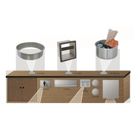 Mobilier et organiseurs pour le confort des clients