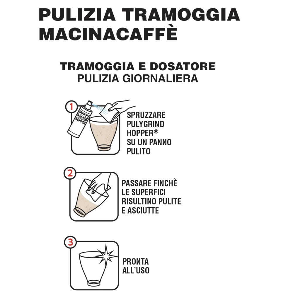 Nettoyant pour trémie de moulin à café (0206000)