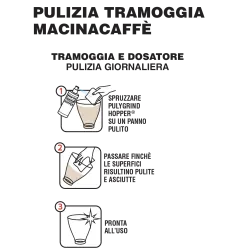 Nettoyant pour trémie de moulin à café