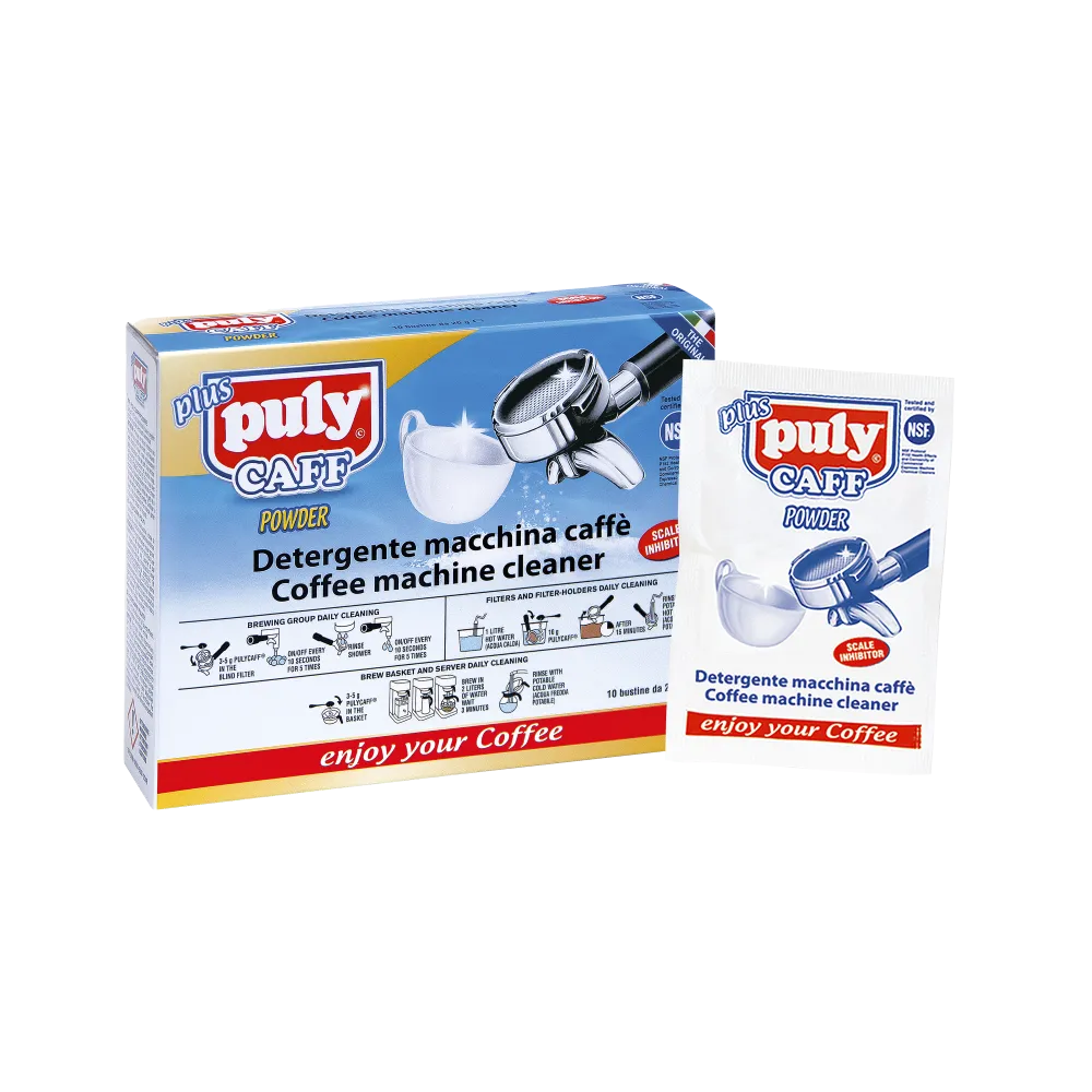 Nettoyant pour machines à café – groupes, vannes de vidange et porte-filtres Puly (1000855)