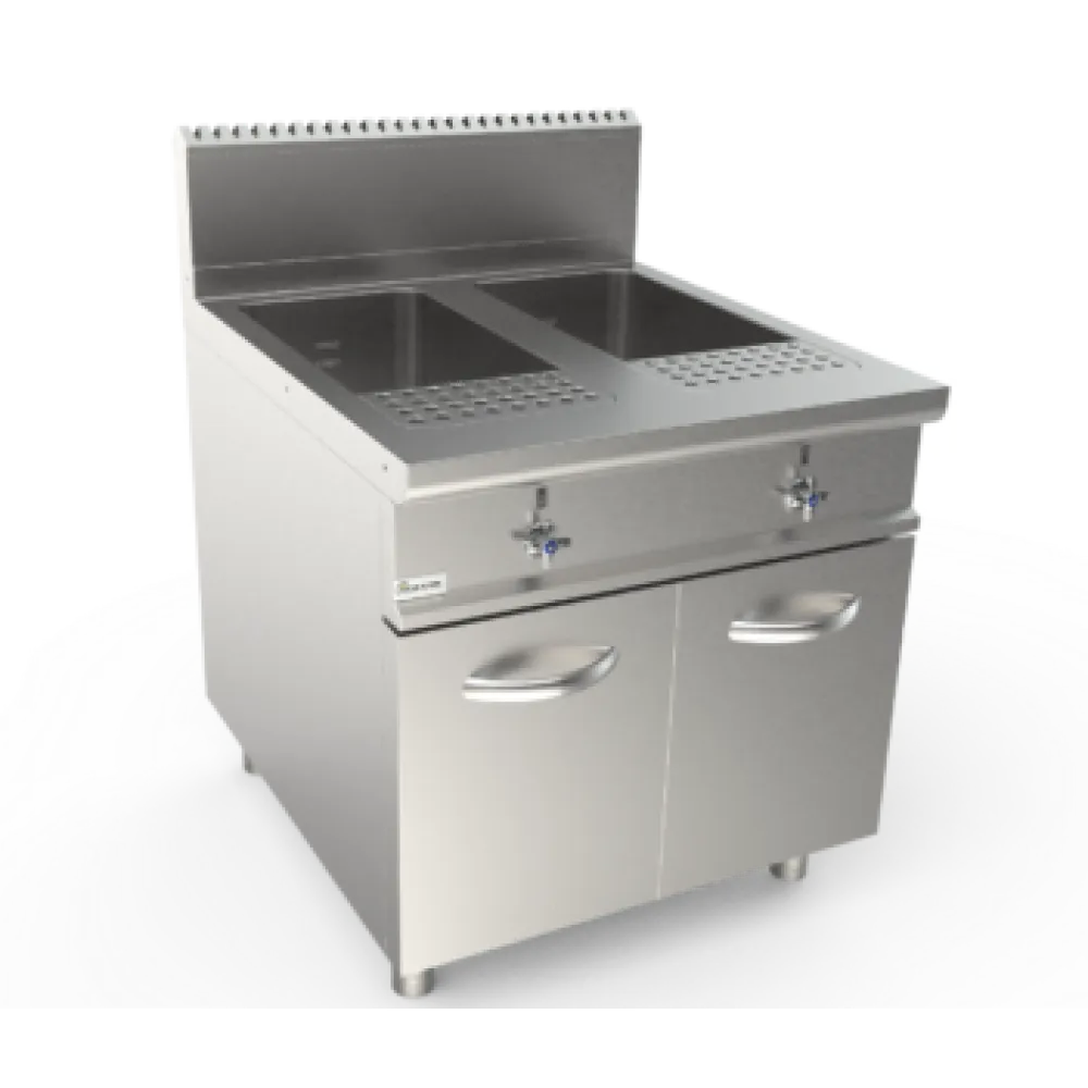 Gas pasta cooker 40+40 l Lady 900 L9/CPG2V80