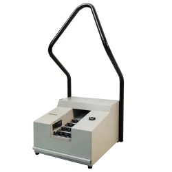 Machine compacte de nettoyage à sec pour semelles de chaussures Solamat 90