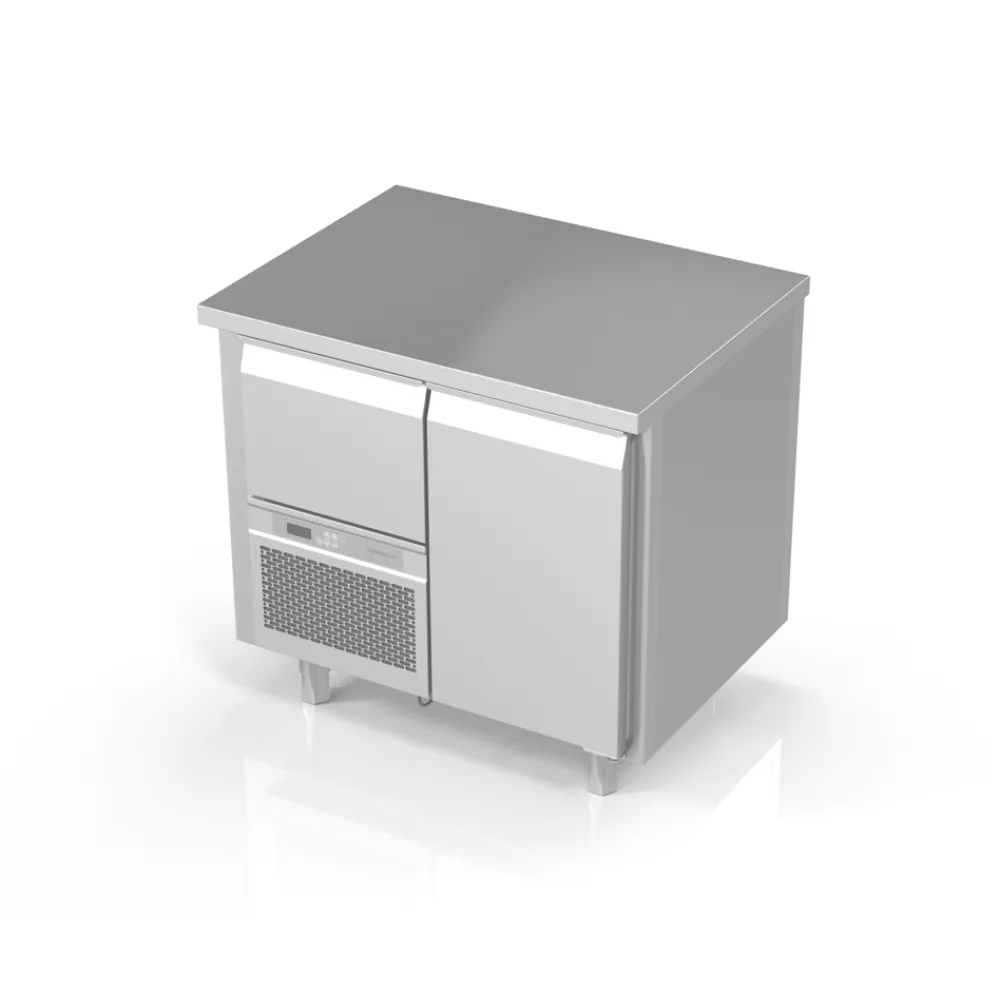Table réfrigérée avec 1 porte P101 940 mm (BHS-FP0-E101-94/70/90)