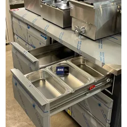 Table de refroidissement avec tiroirs P345 1720 mm