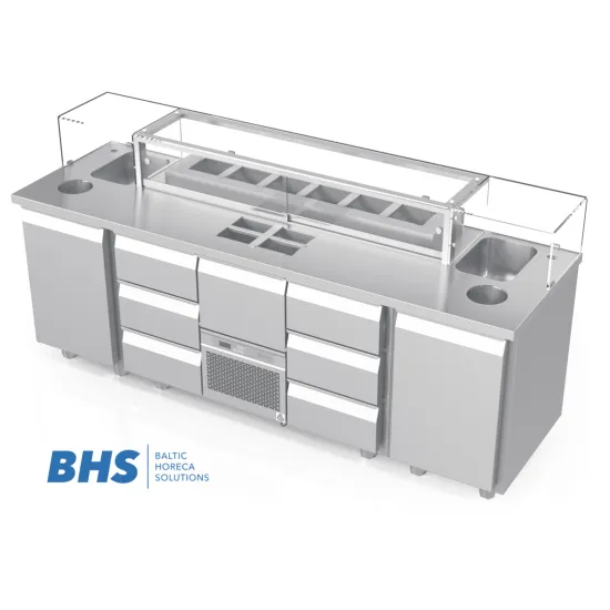 Les tables de travail avec tiroirs