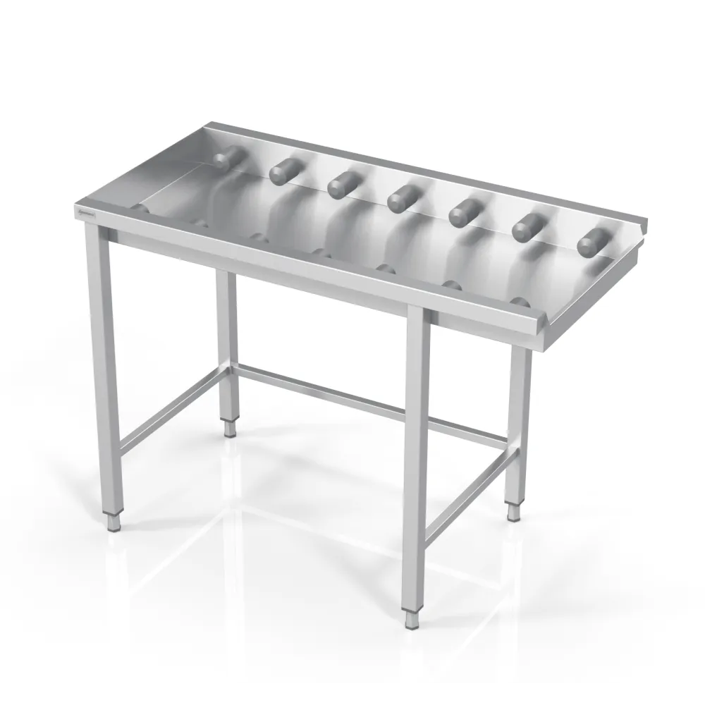 Table avec des petits rouleaux 1500 (BHS-TPRO-150/60/90)