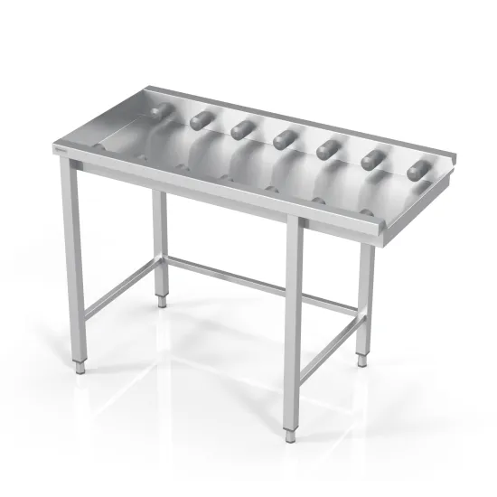 Table sans petites étagère et gros rouleaux