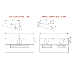 Hotte d'échappement HNPA 700