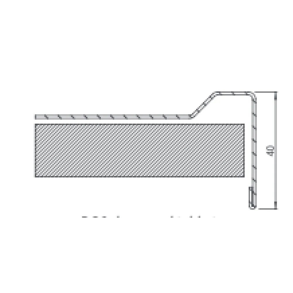 Stainless steel table top 1000 (BHS-OOO-100/60/4)