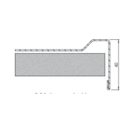 Stainless steel table top 3800