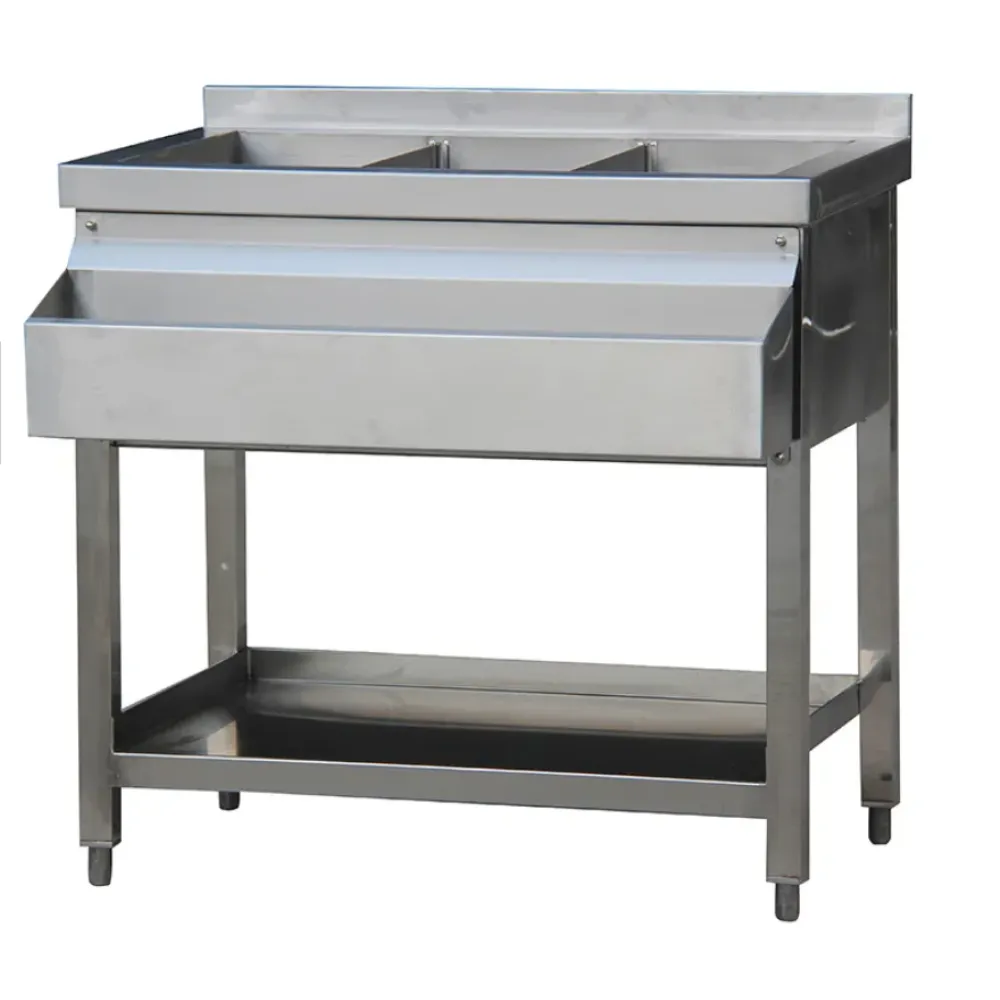 Bar station with basins and bottle racks 1100 (ZJ23-7009-110/65/90)