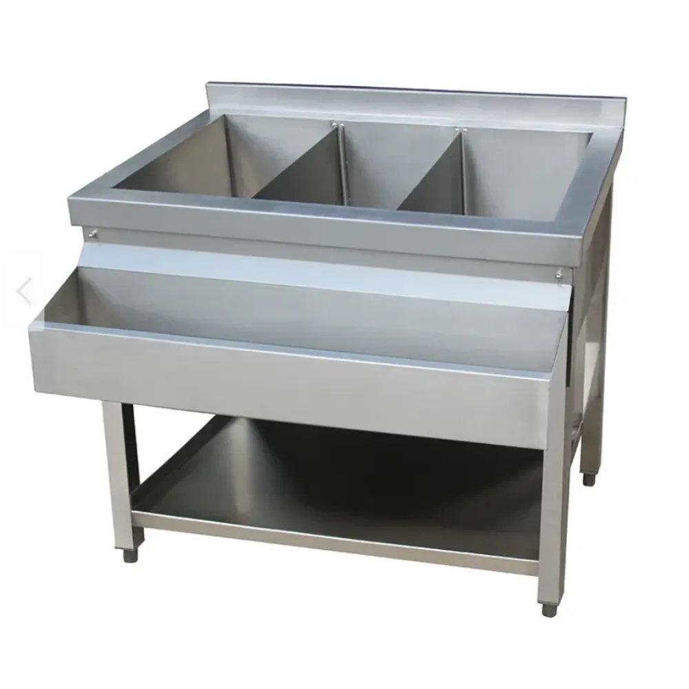 Bar station with basins and bottle racks 1100 (ZJ23-7009-110/65/90)