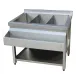 Bar station with basins and bottle racks 1100 (ZJ23-7009-110/65/90)