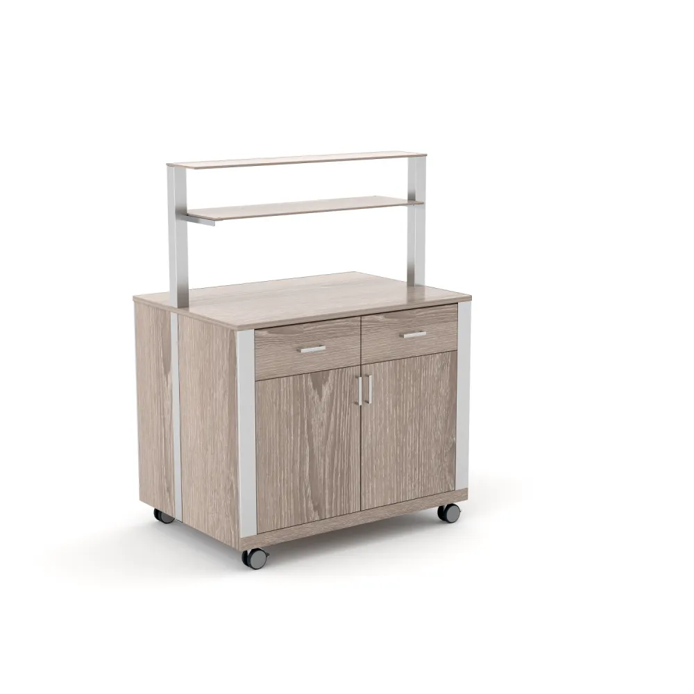 MODULE NEUTRE AVEC ÉTAGÈRES SUPÉRIEURES ET PORTES, SANS TIROIRS ATHENA SAL N2 AL (010MOATHN2AL)