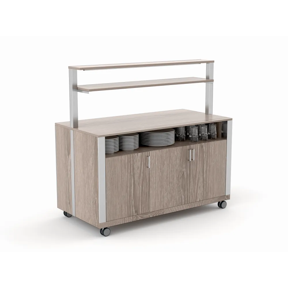 MODULE NEUTRE AVEC ÉTAGÈRES SUPÉRIEURES, PORTES ET COMPARTIMENT POUR VAISSELLE ATHENA SAL VP 3 AL (010VPATHSAL3AL)