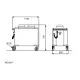 CHARIOT DISTRIBUTEUR D'ASSIETTES CHAUFFANTES ATLAS P 28 (03800SOLL/P)