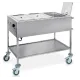 CHARIOT THERMIQUE BAIN MARIE EN ACIER INOXYDABLE CAPRICORNO 3 GN1/1 (02000CAP000IN)