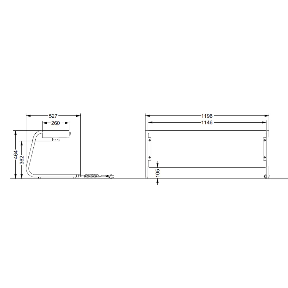 PONT HALOGÈNE AUTONOME HALO 3 (020INAHALO3/1)