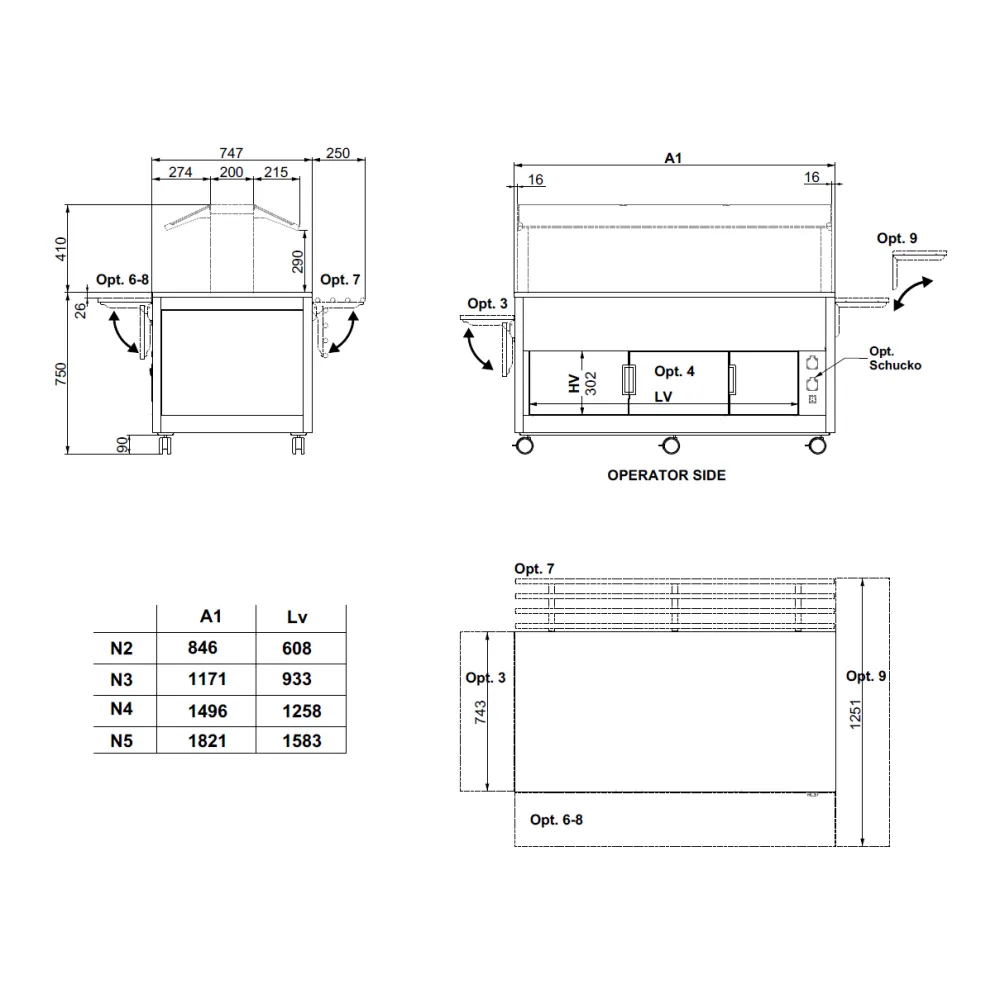 BUFFET NEUTRE KIDS 5N (02100K5N)